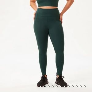 Girlfriend Collective Moss Green Leggings